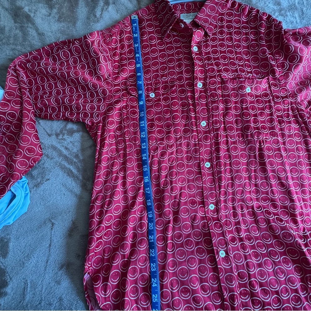 Esprit Vintage 80s/90s Smiley Face Button Down shirt - Picture 7 of 7